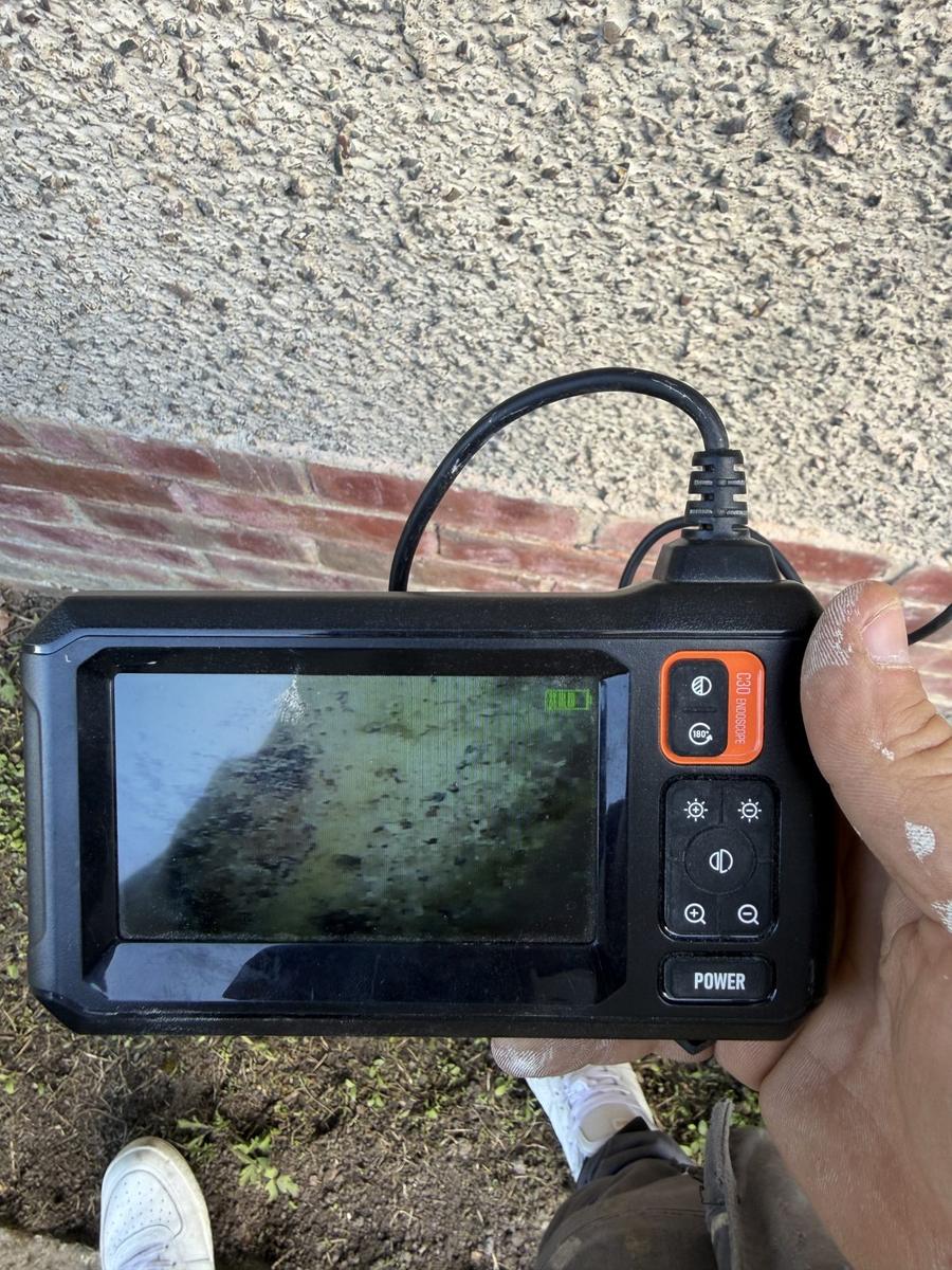 Borescope survey of a cavity wall before a grant-funded install
