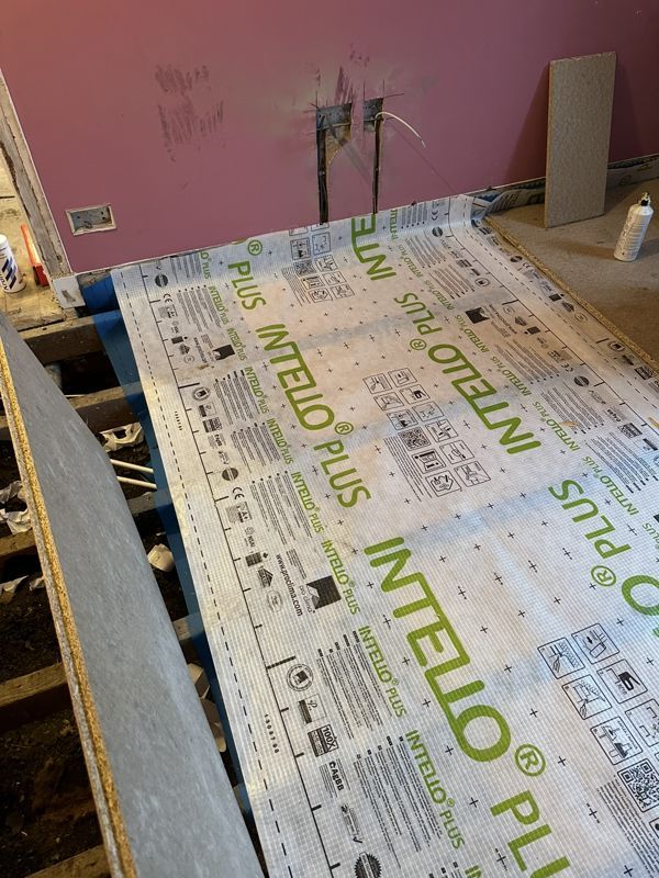 Underfloor insulation, Greenbank, Edinburgh