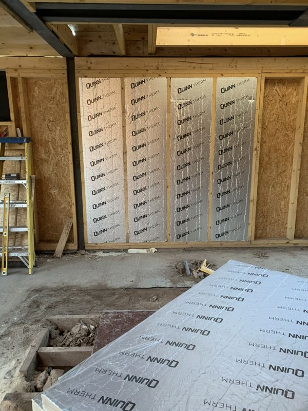 Extension walls and floor, St Andrews