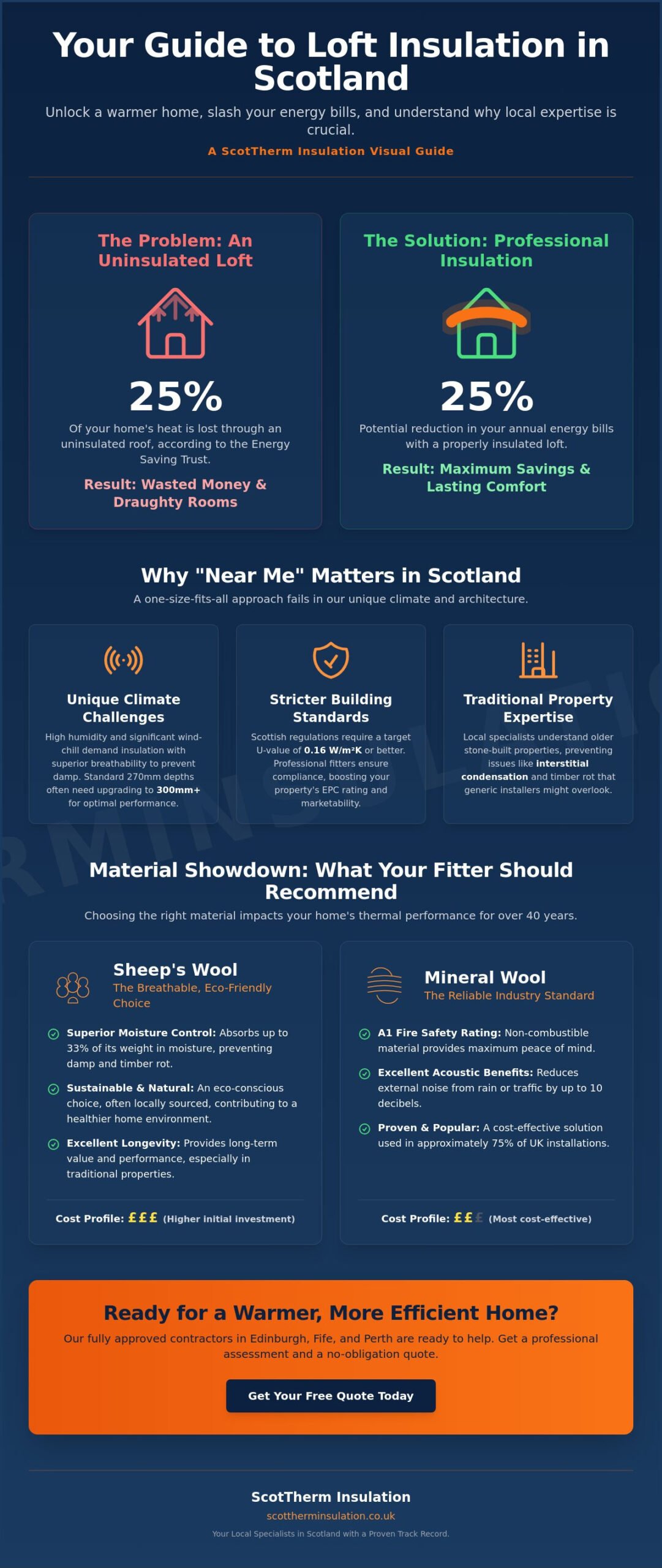 Expert Loft Insulation Fitters Near Me: Trusted Installers in Edinburgh, Fife, and Perth