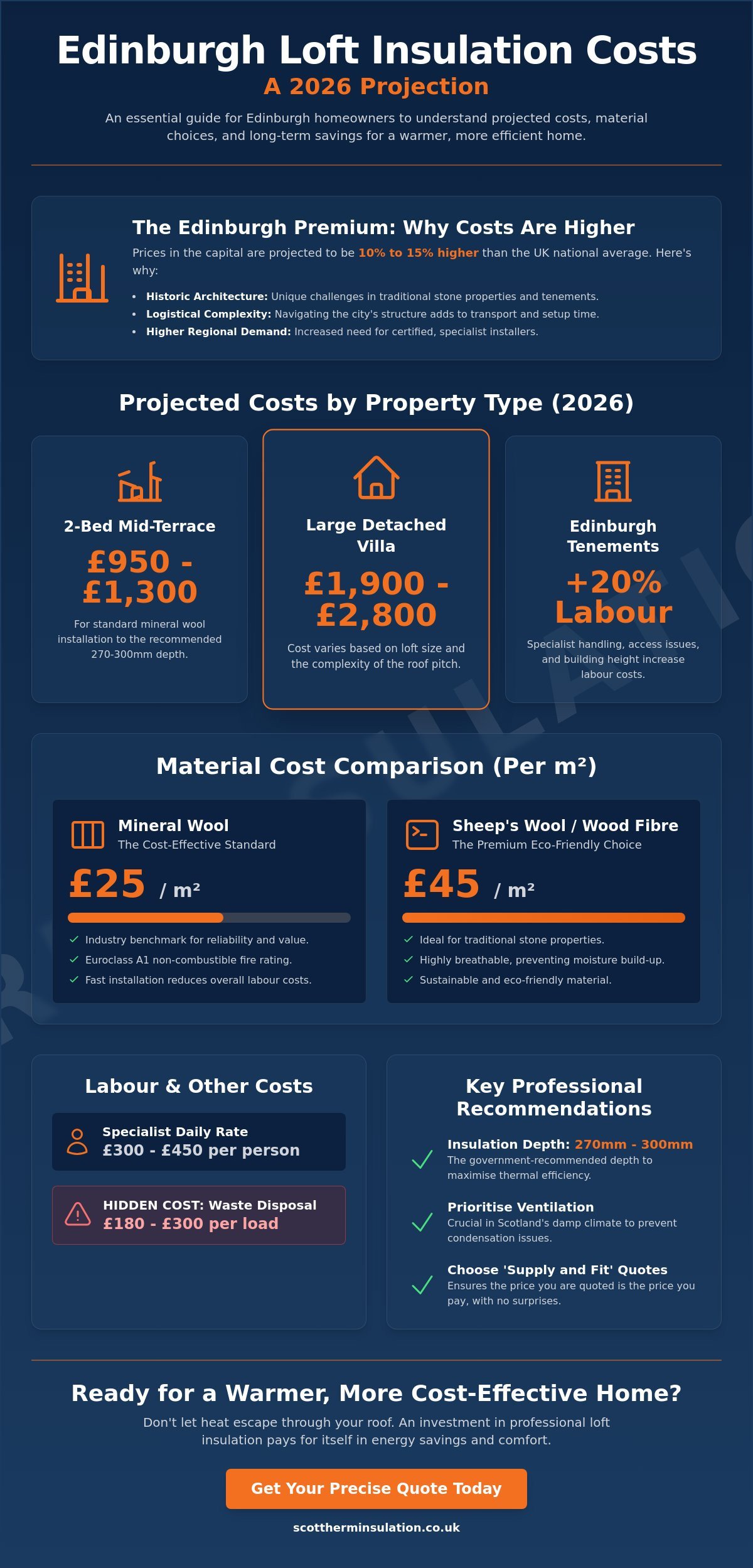 Loft Insulation Cost Edinburgh 2026: The Homeowner’s Guide to Maximum Savings