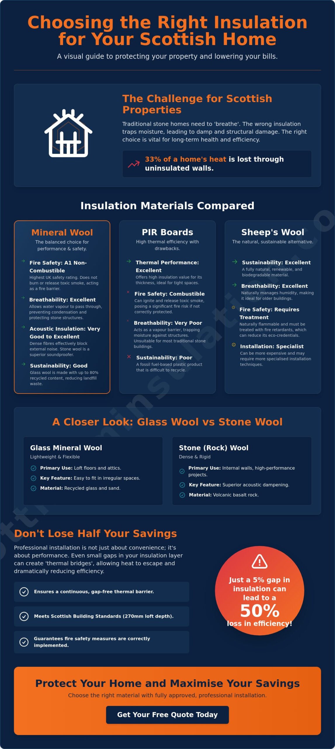 Mineral Wool Insulation: A Homeowner’s Comparison for Scottish Climates