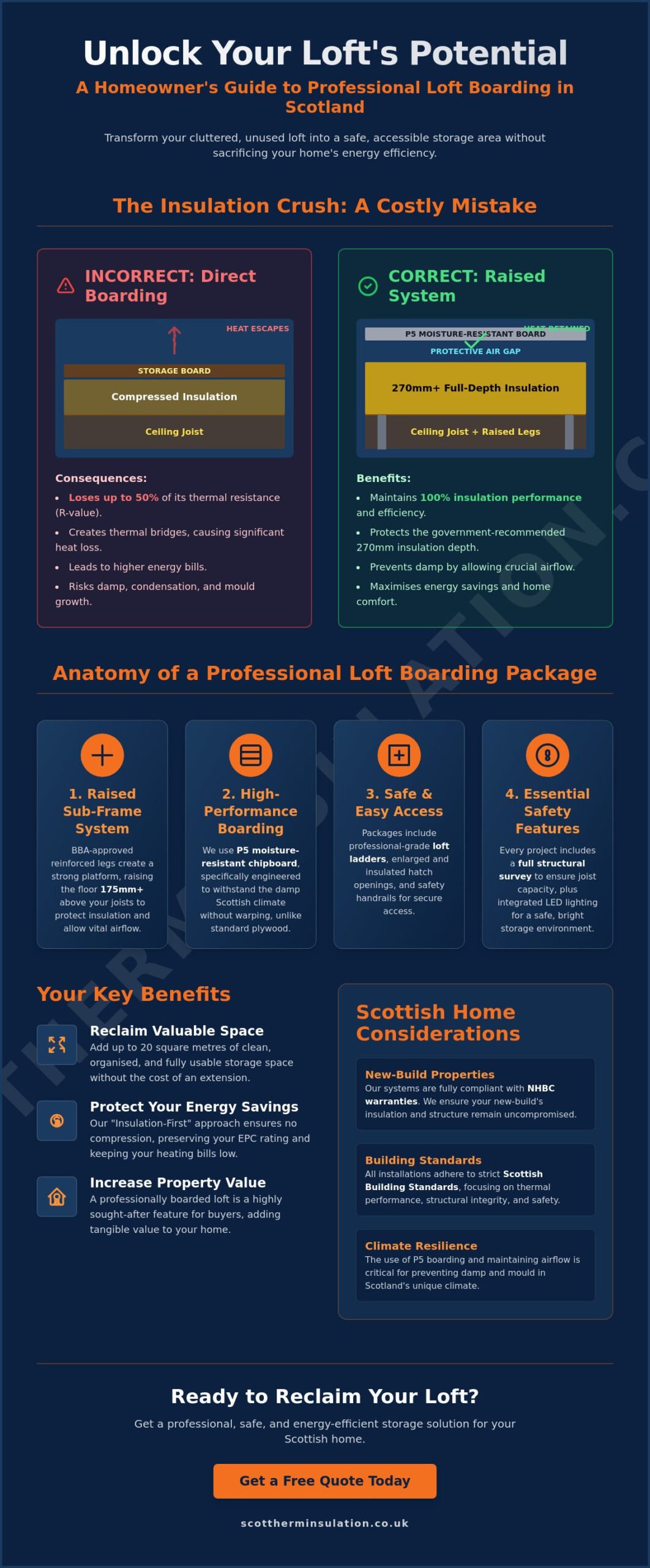 Professional Loft Boarding Packages in Edinburgh, Fife, and Stirling: Reclaiming Your Storage Safely