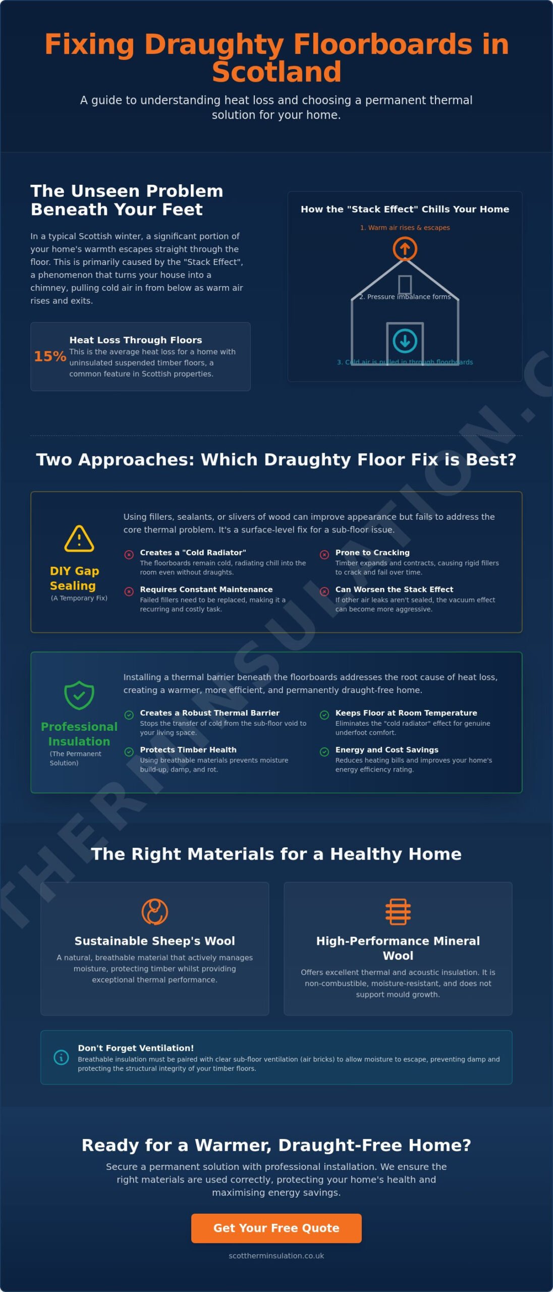 Drafty Floorboards Fix: The Ultimate Guide to Warmer Scottish Homes
