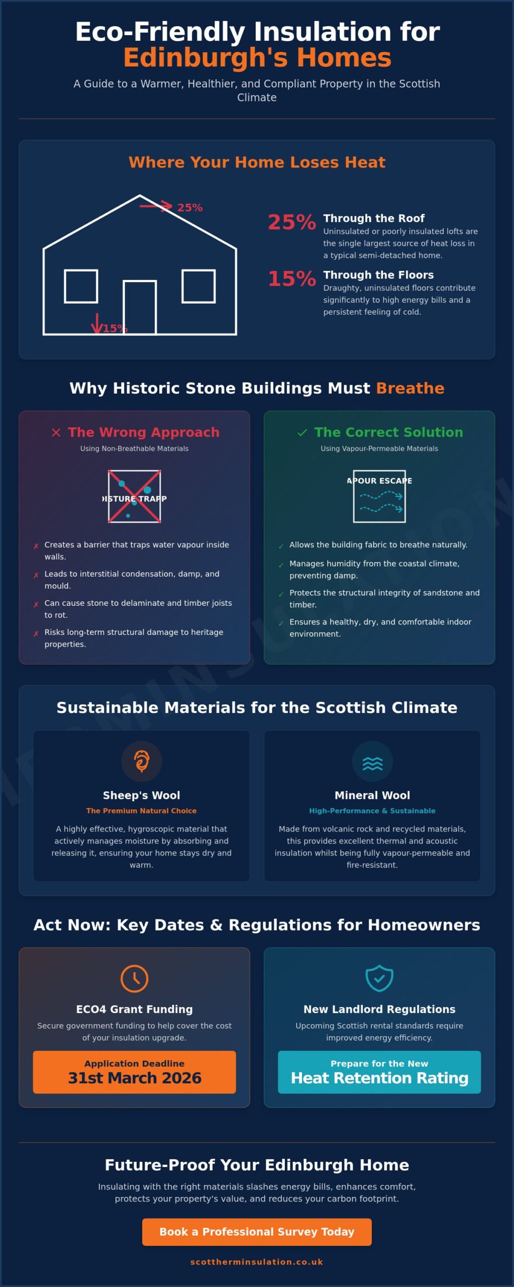 Eco-Friendly Home Insulation in Edinburgh: The 2026 Guide to Sustainable Warmth