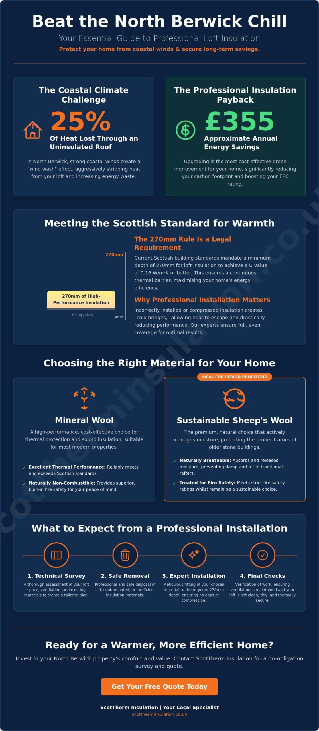 Expert Loft Insulation Installers in North Berwick: Enhancing Coastal Home Efficiency