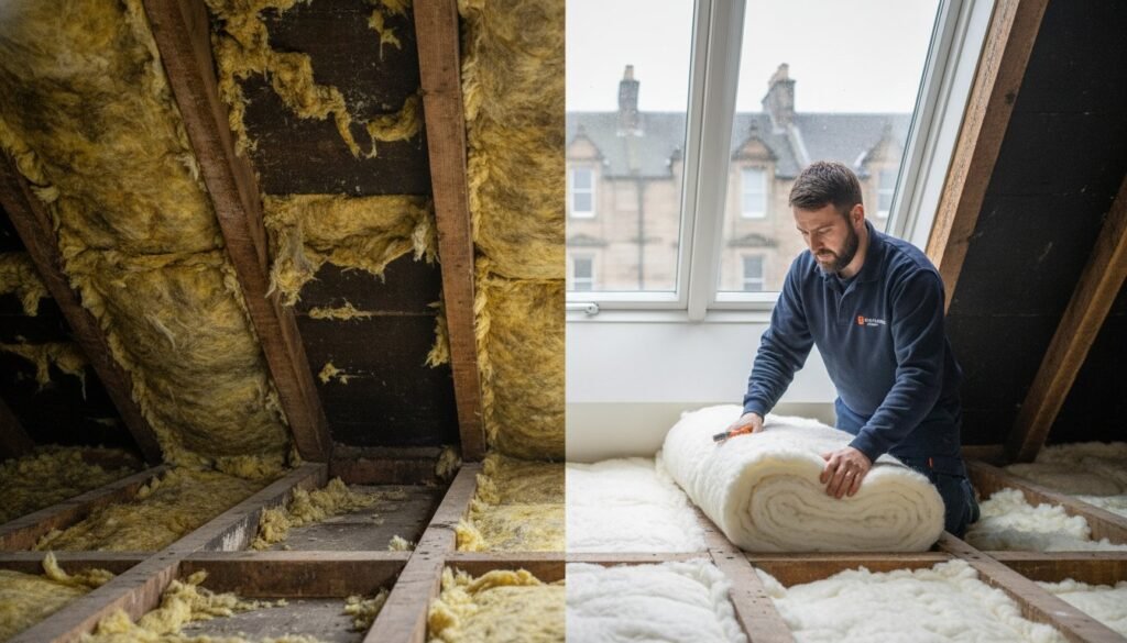 Problems with Old Fibreglass Insulation: Is Your Scottish Home at Risk?